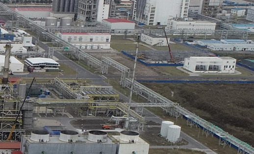 公司完成上海巴斯夫火炬无人机航拍与检测项目